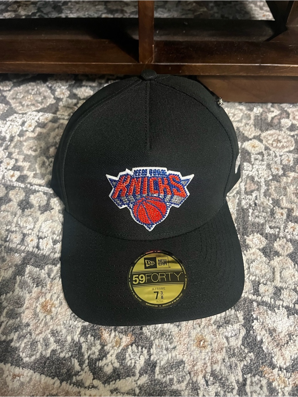 New Era Black New York Knicks 59FIFTY Fitted Cap
